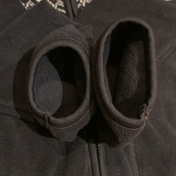 VEUC Uniqlo Full Zip Glacier Fleece Jacket / Sweater with Pattern - size 9/10 - Picture 11 of 16